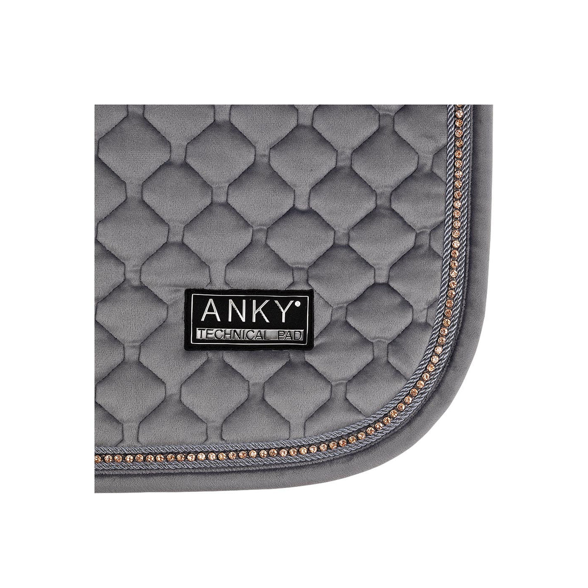 ANKY® Dressurschabracke Samt mit Strasssteinen XB23002