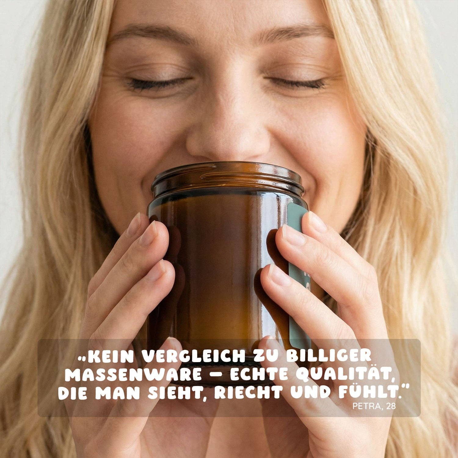 Vanille Duftkerze - My horse’s diet is better than mine