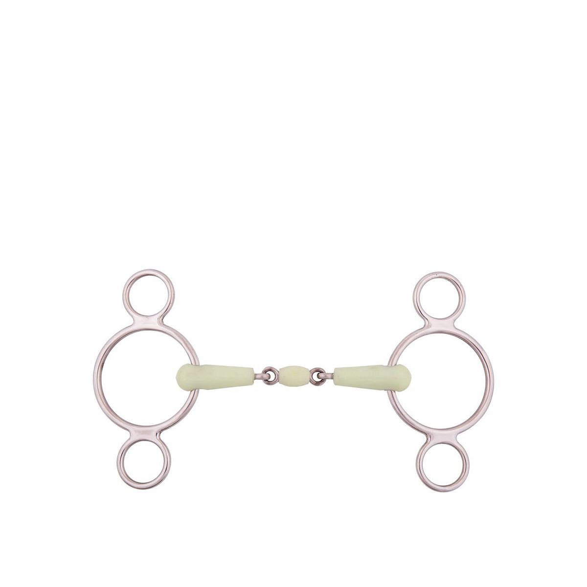 BR doppelt gebrochene 3-Ringtrense Apple Mouth 18 mm