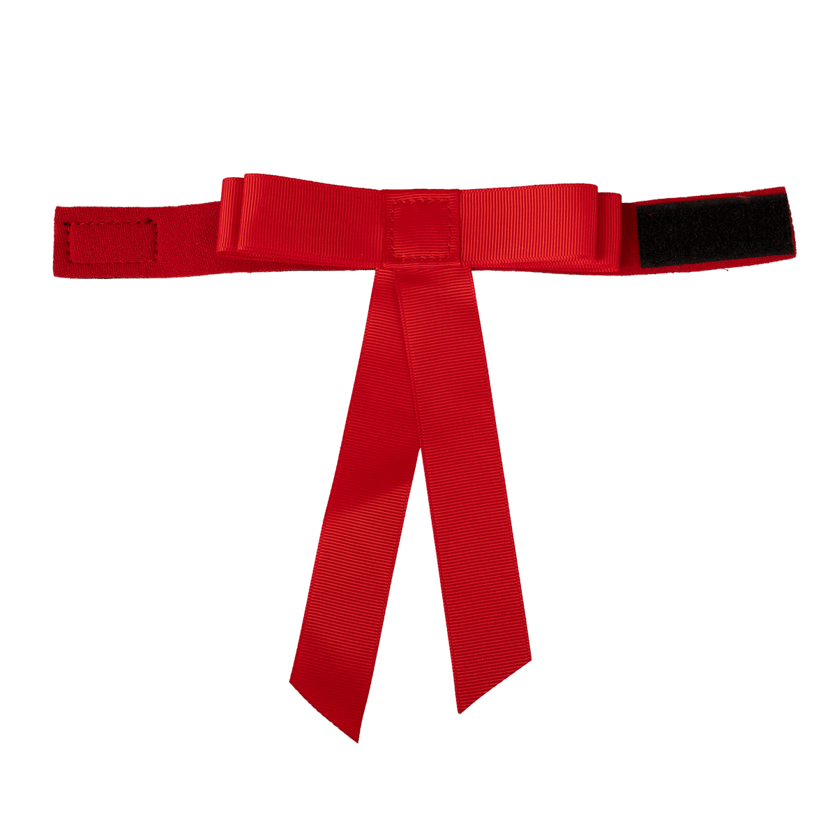Rote Schleife Mit Klettverschluss