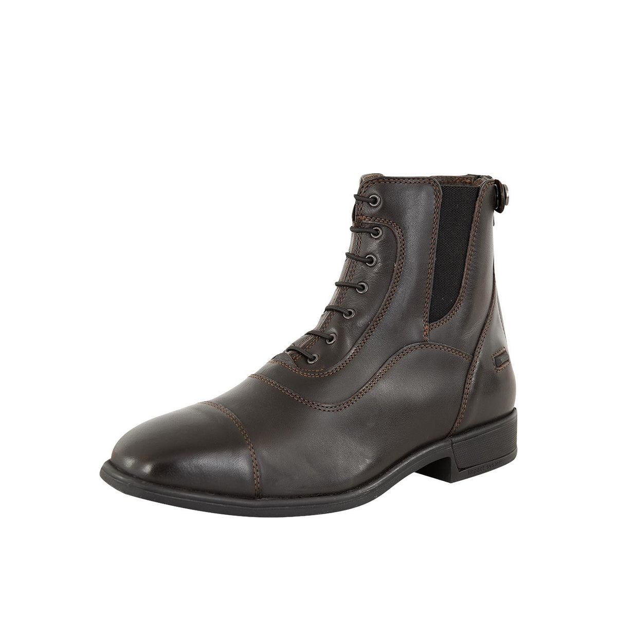 BR Jodhpur-Stiefeletten CL + Duchesse, Schnürung und Reißverschluss
