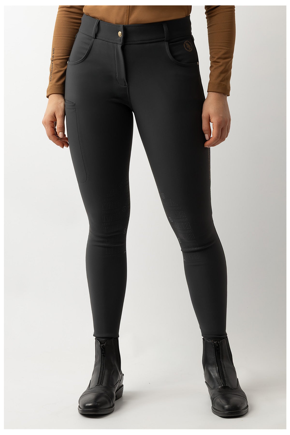 BR Reithose Lendsey Damen Silikon Kniebesatz