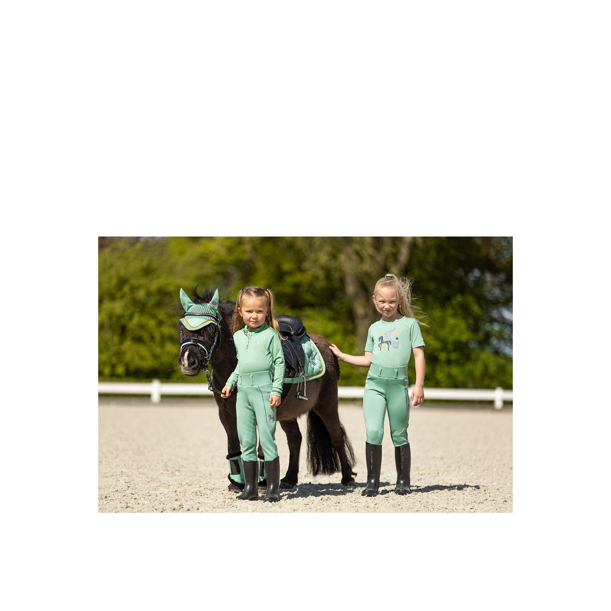 BR Mini Horse Langarmshirt mit Reißverschluss