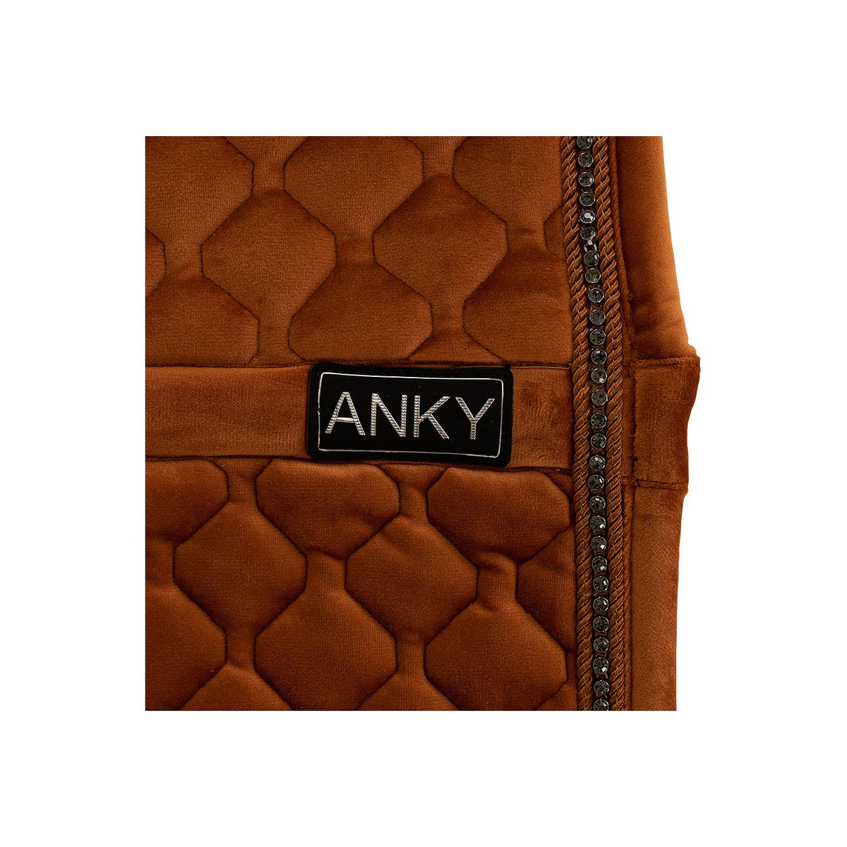 ANKY® Dressurschabracke Samt mit Strasssteinen XB23002