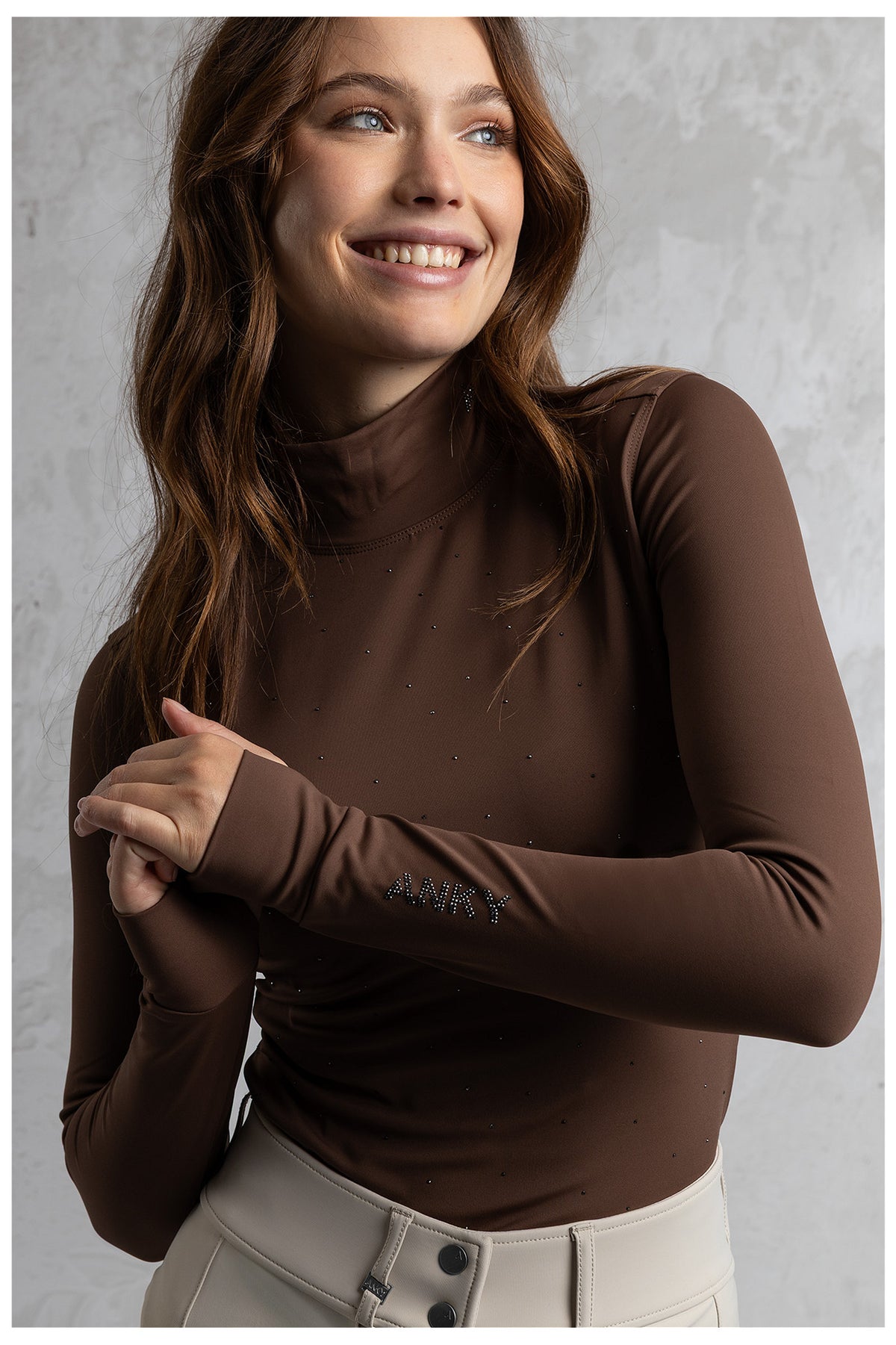 ANKY® Shirt mit Stehkragen ATC262301