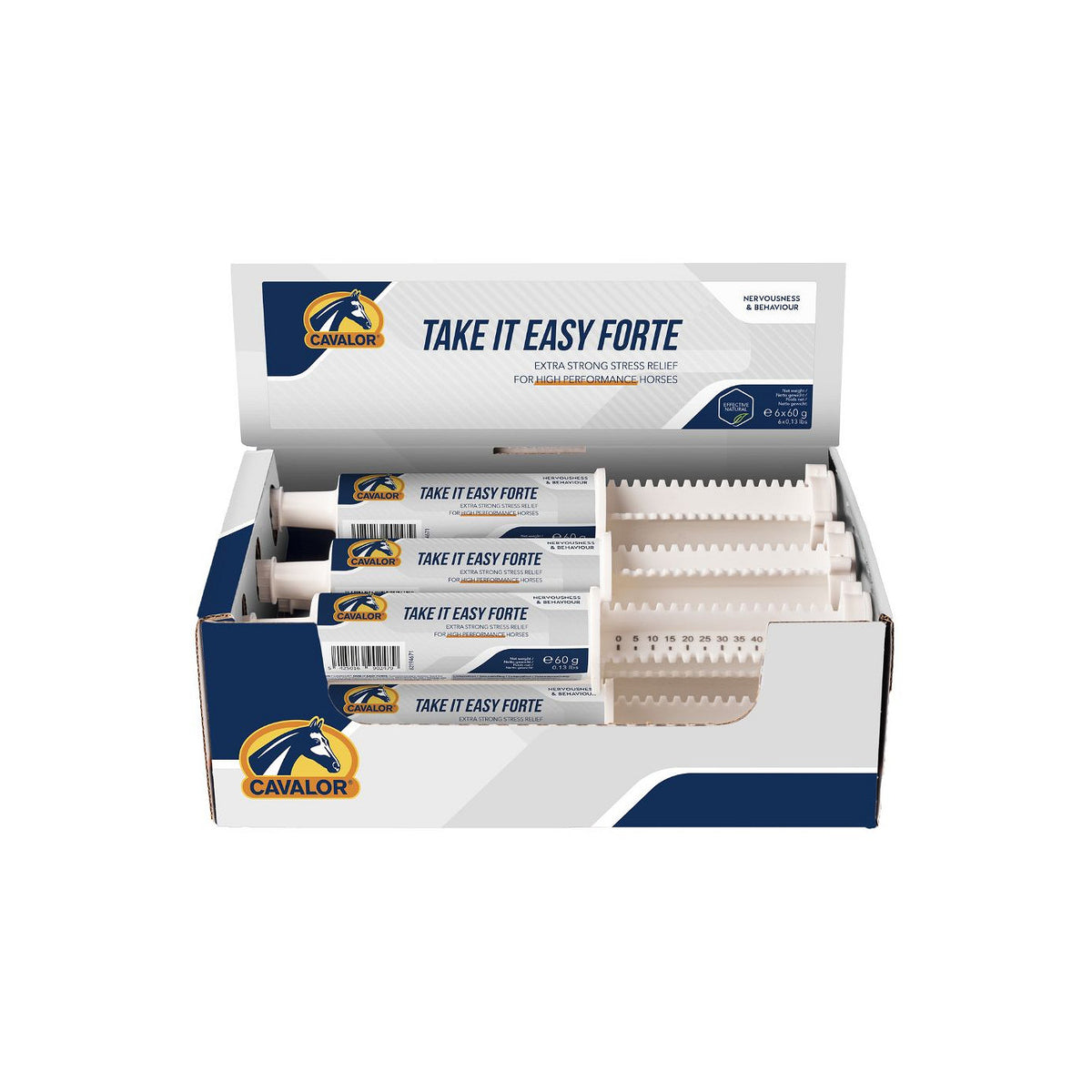 Cavalor Take it easy forte 60g , 50 syringes