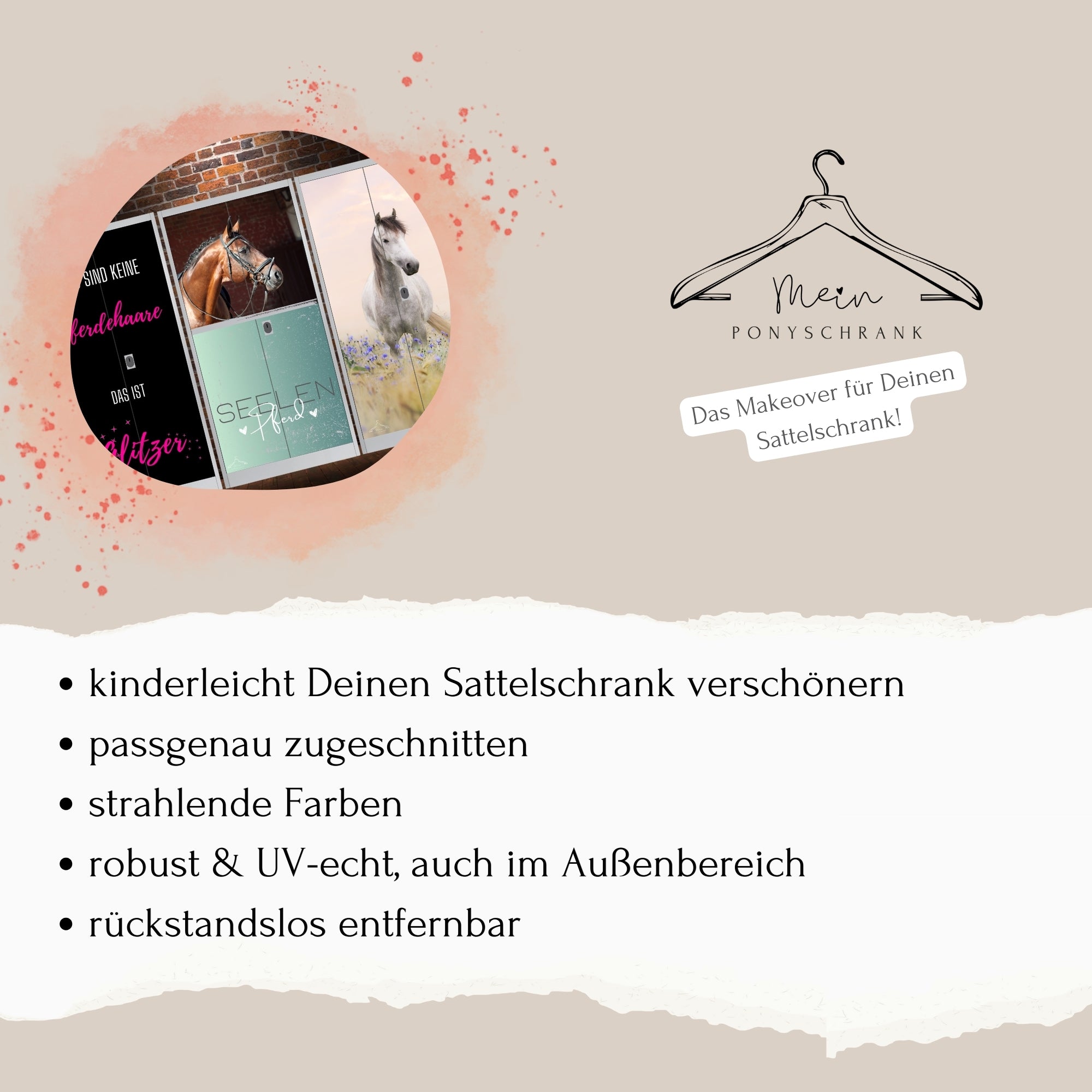 Innenfach Folie "Marmor rosa"