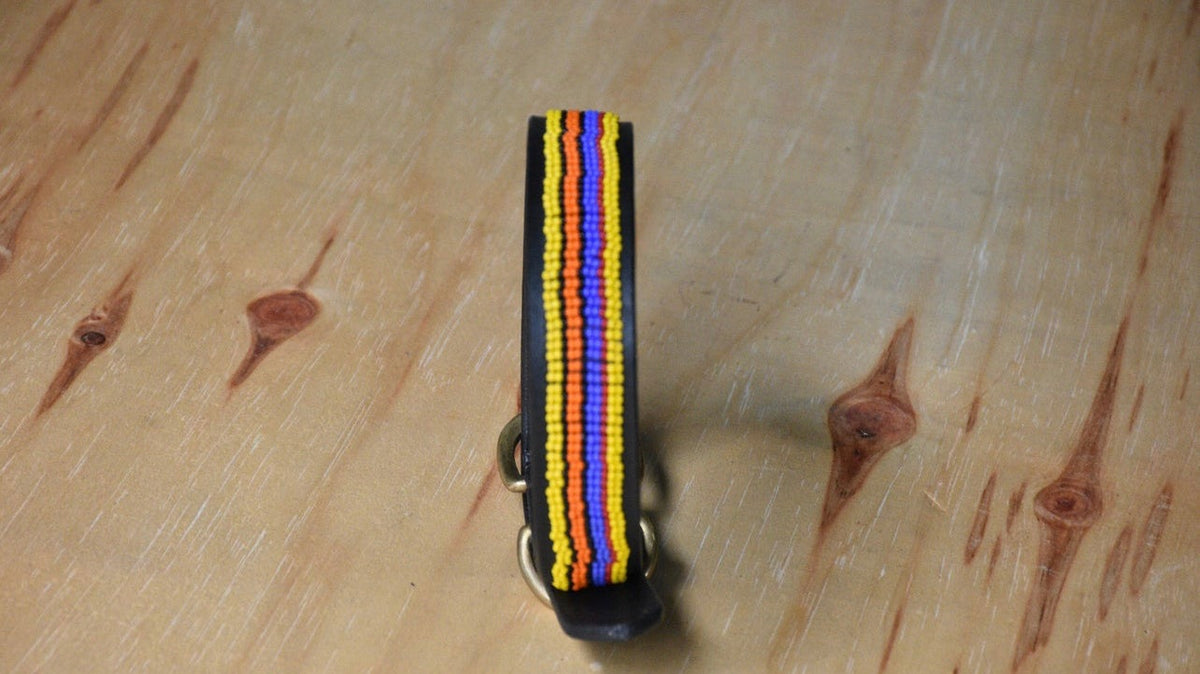 Hundehalsband Perlen Maasai Kollektion alle Designs
